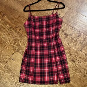 Forever 21 red plaid dress